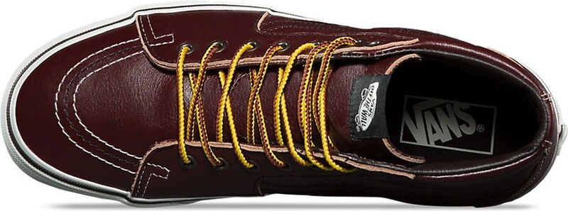 Vans SK8-Hi Ground Breakers Rum Raisin Unisex - Tennised Vans - Burgundia - VA38GEOE5-3.5UK