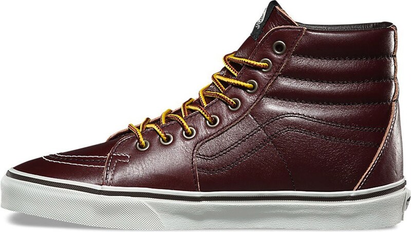 Vans SK8-Hi Ground Breakers Rum Raisin Unisex - Tennised Vans - Burgundia - VA38GEOE5-3.5UK