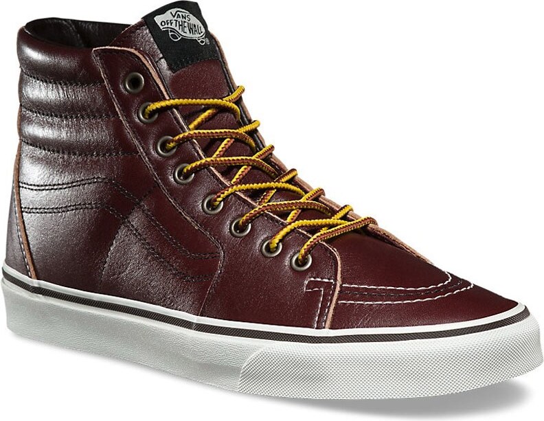 Vans SK8-Hi Ground Breakers Rum Raisin Unisex - Tennised Vans - Burgundia - VA38GEOE5-3.5UK