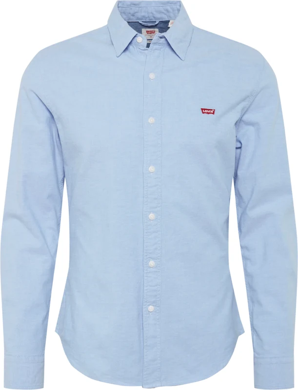 LEVI'S  Triiksärk 'Battery Housemark Slim Fit Shirt' helesinine