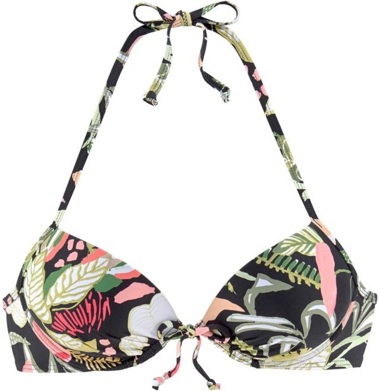 s.Oliver Bikiinitopp roheline / must