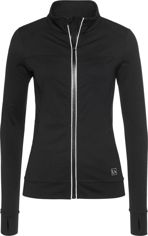 LASCANA ACTIVE Spordijope hõbehall / must