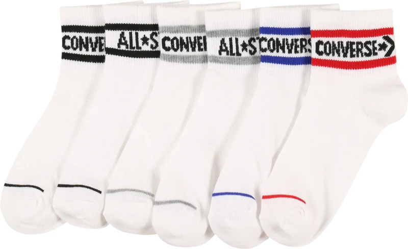 CONVERSE Sokid sinine / hall / must / valge