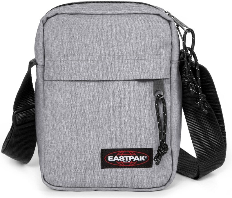 EASTPAK Õlakott 'The One' meleeritud hall / burgundia / must