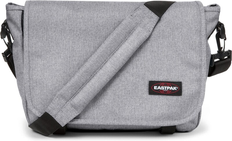 EASTPAK Meeste õlakott 'Authentic Collection JR' meleeritud hall / punane / must / valge