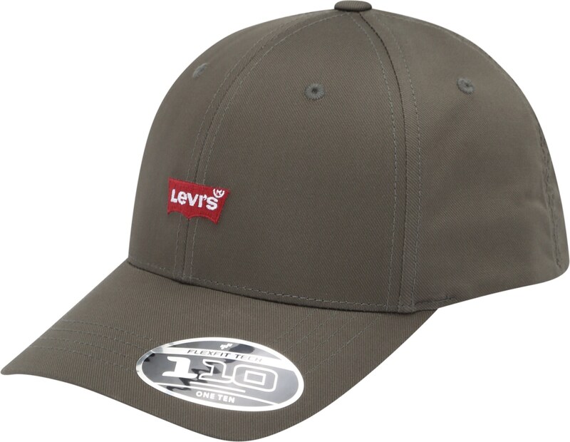 LEVI'S  Nokamüts 'Housemark Flexfit Cap' khaki / punane / valge