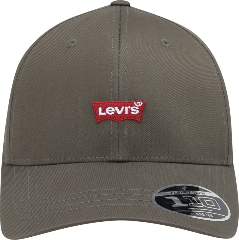 LEVI'S  Nokamüts 'Housemark Flexfit Cap' khaki / punane / valge