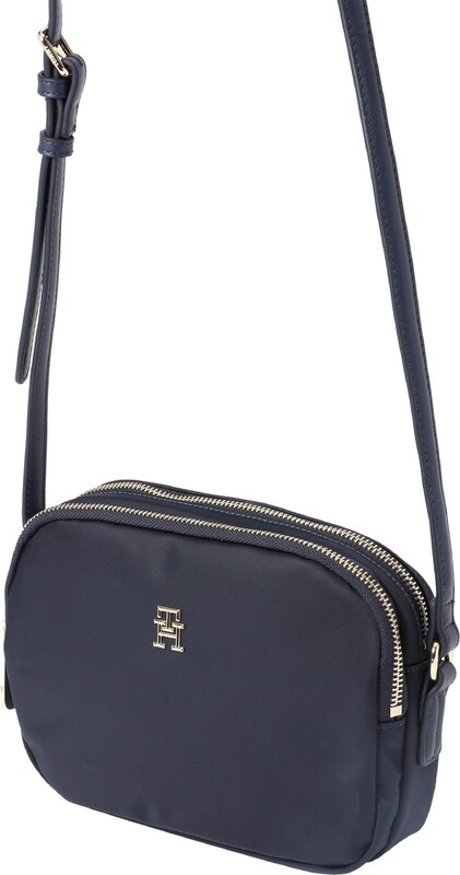 TOMMY HILFIGER Õlakott 'Poppy' tumesinine / kuld