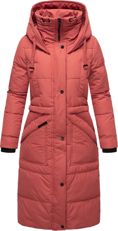 MARIKOO Talvemantel 'Ayumii' roosa / must