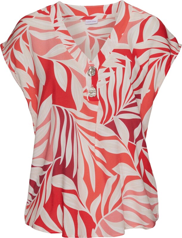 LASCANA Pluus beež / punane