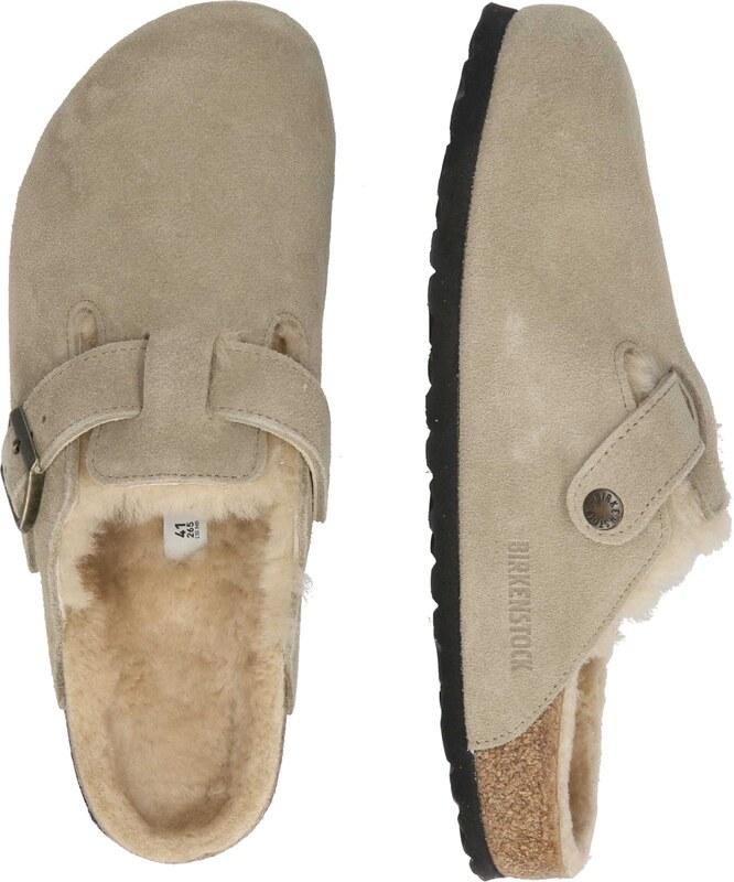 BIRKENSTOCK Plätu 'Boston Leve' pruunikashall