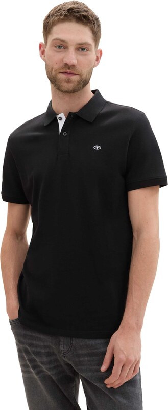 TOM TAILOR Särk must / valge