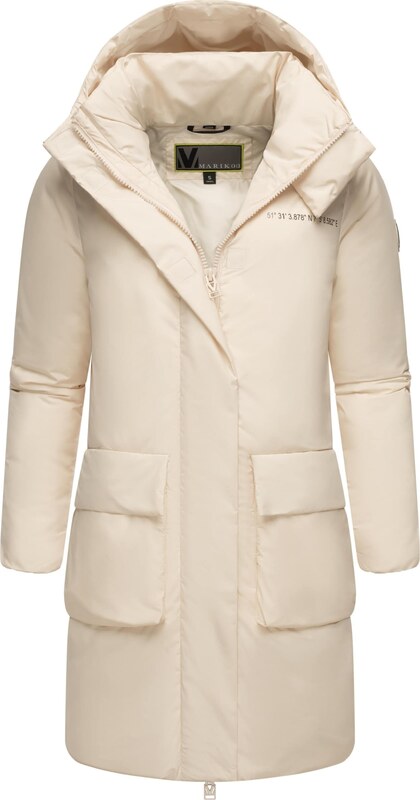 MARIKOO Talvemantel 'Nanami 16' liiv