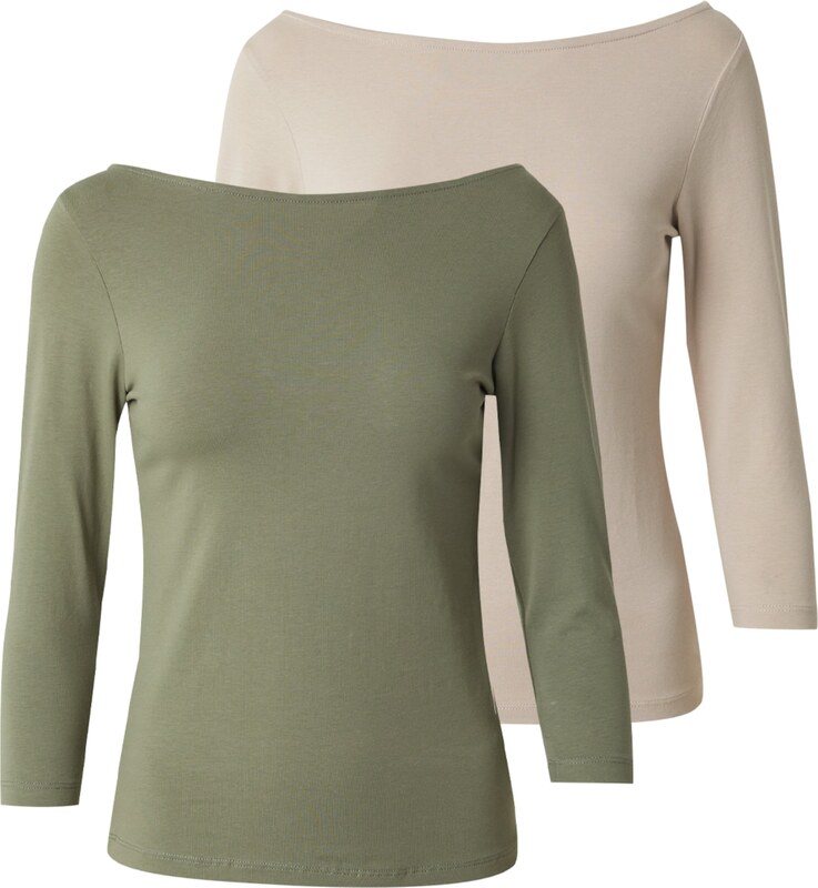 ABOUT YOU Särk 'Hedda' beež / roheline