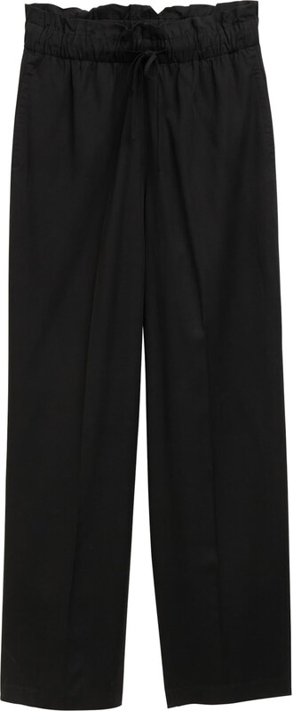 TOM TAILOR DENIM Voltidega püksid must