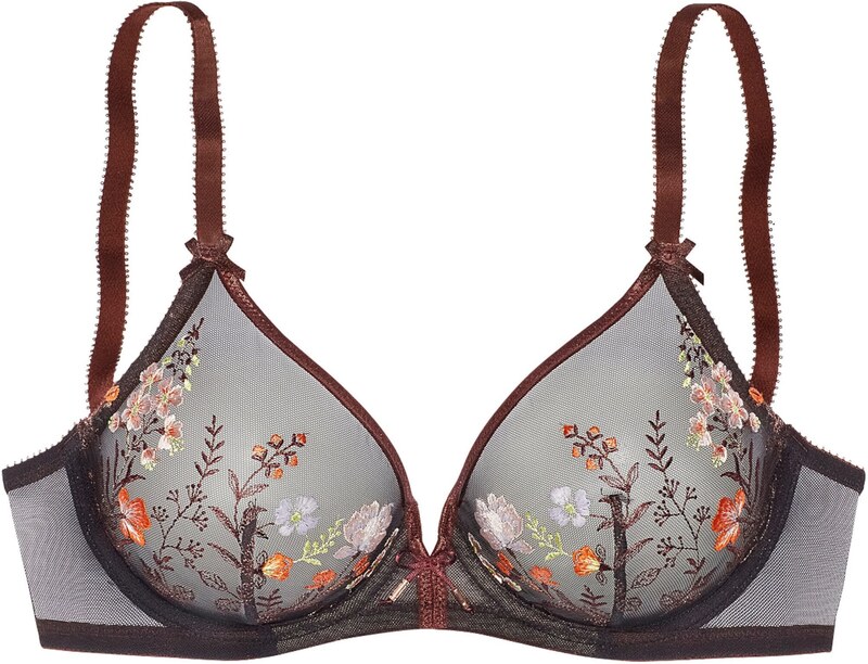 LASCANA Rinnahoidja pastell-lilla / oranž / must