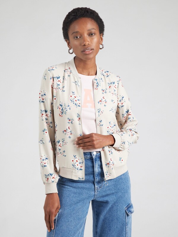 VERO MODA Kevad-sügisjope 'VMCoco' sinine / hõbehall / valge