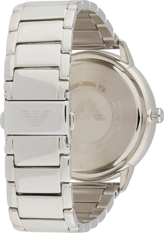 Emporio Armani Analoogkell must / hõbe