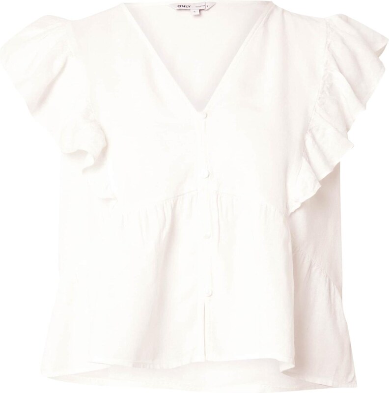 ONLY Pluus 'ONLRian Flonce' täisvalge