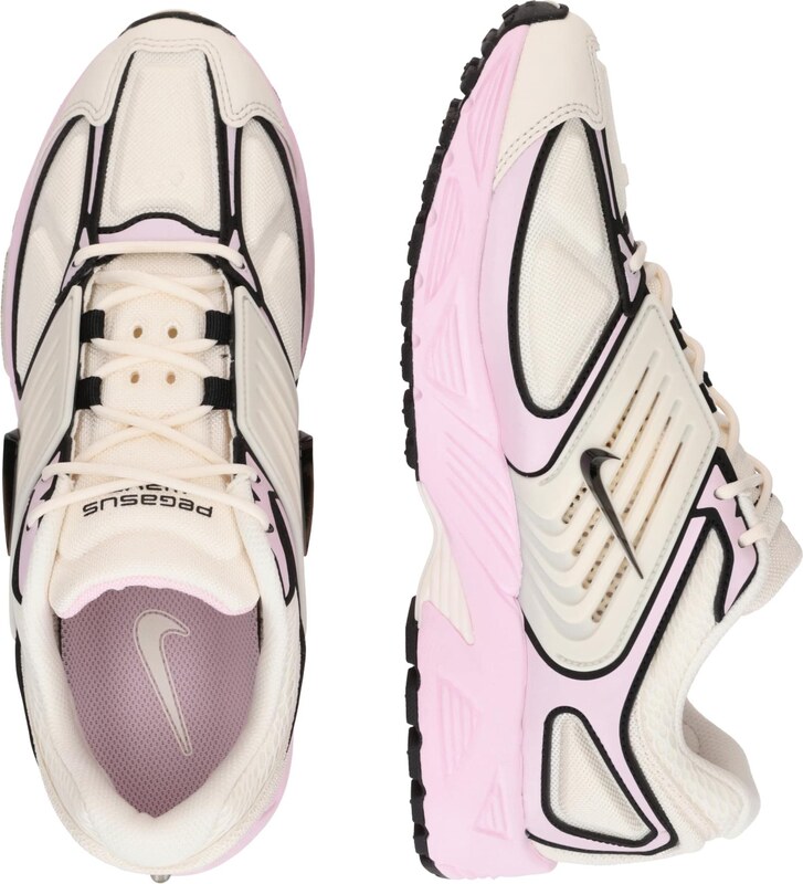 Nike Sportswear Madalad ketsid 'AIR PEGASUS WAVE' elevandiluu / lilla / must