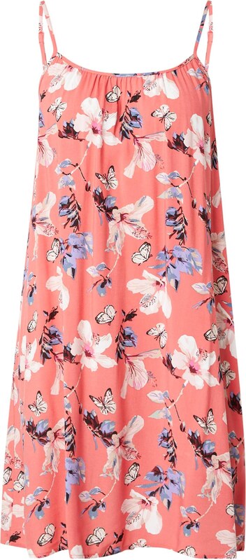 ONLY Suvekleit 'ONLNOVA' sinine / roosa / vaarikas / must