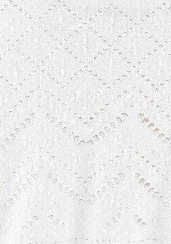 LASCANA Õlapaeltega topp valge