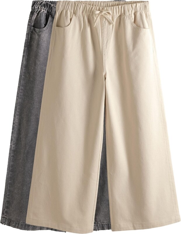 The Set Teksapüksid helepruun / hall teksariie