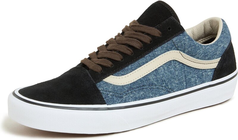 VANS Madalad ketsid 'Old Skool' sinine teksariie / must / valge