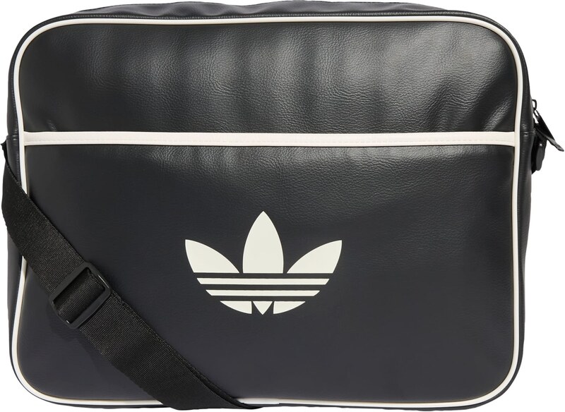 ADIDAS ORIGINALS Õlakott 'Airliner' must / valge