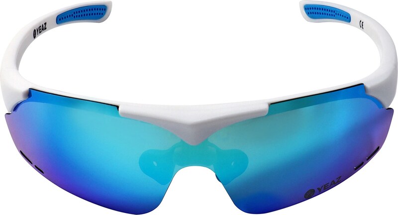 YEAZ Spordipäikeseprillid 'Sunup' sinine / hall / valge