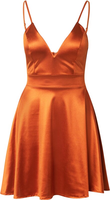 WAL G. Kokteilikleit 'ALAIA' tumeoranž