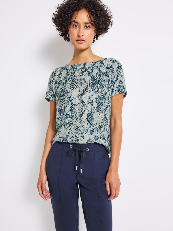 STREET ONE Pluus petrooleum / kuusk / pastellroheline