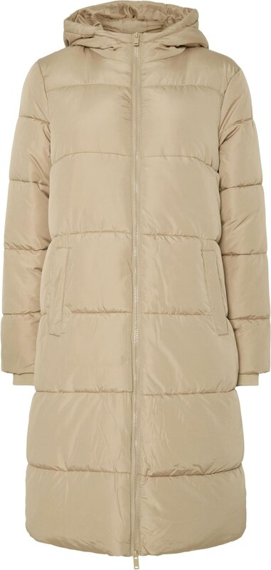 PIECES Talvemantel 'Bee' helebeež