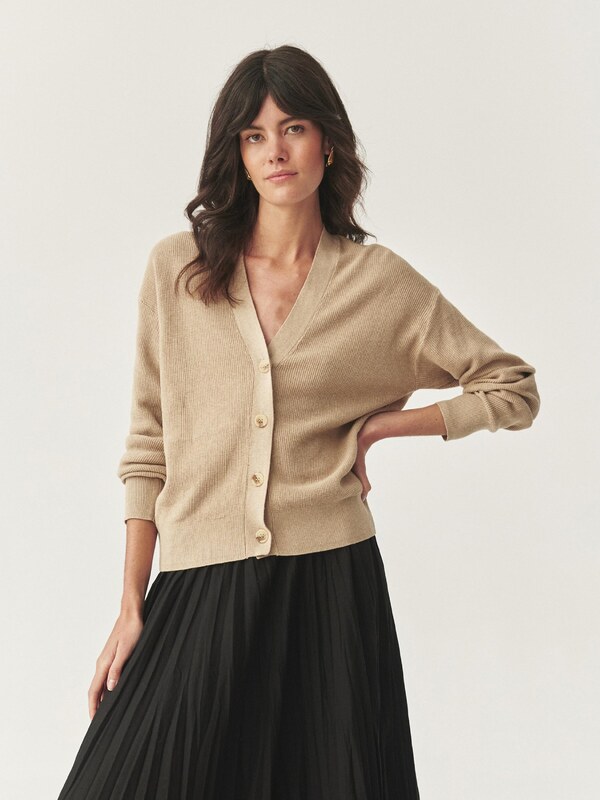 TATUUM Kampsun beež / meleeritud beež