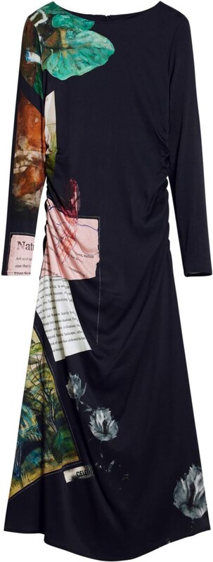 Desigual Kleit segavärvid / must