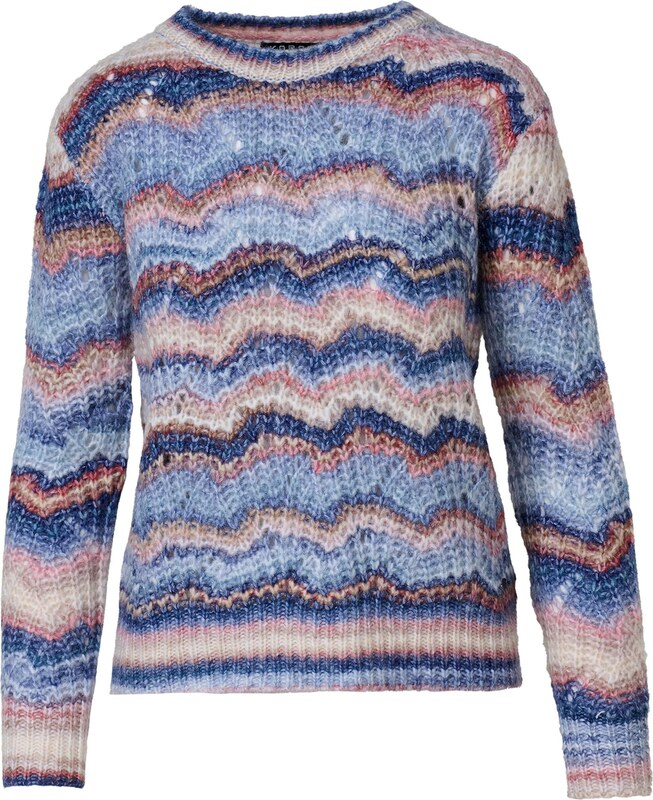 KOROSHI Kampsun sinine / tumesinine / oranž / roosa