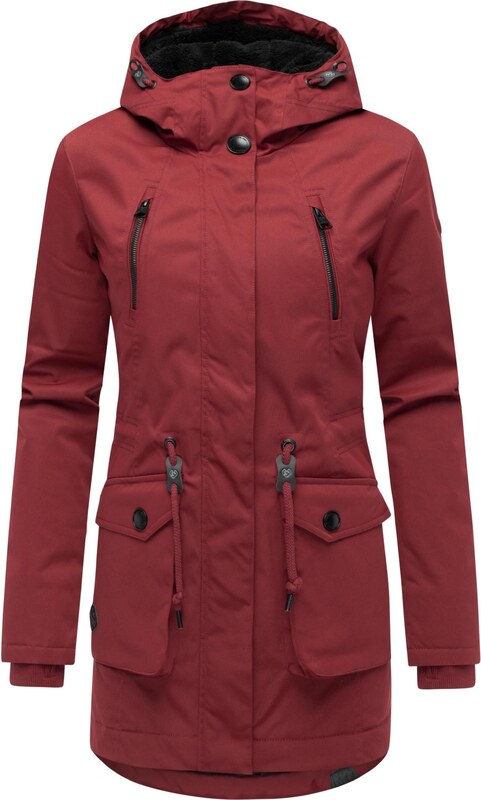Ragwear Talvejope 'Ellsa' tulipunane