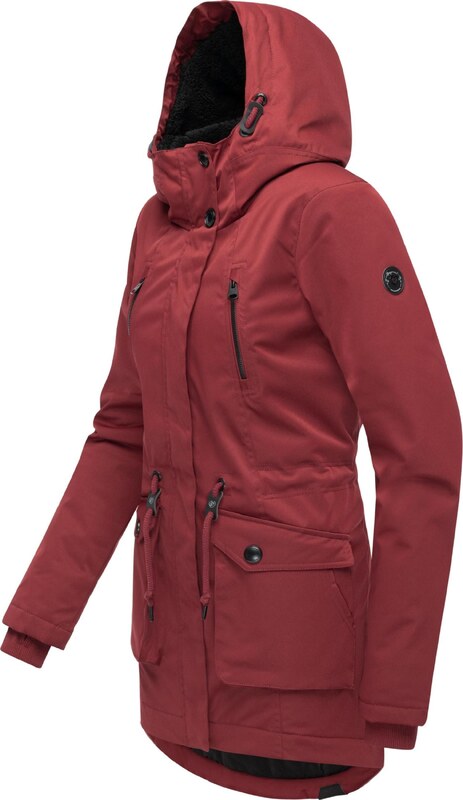 Ragwear Talvejope 'Ellsa' tulipunane