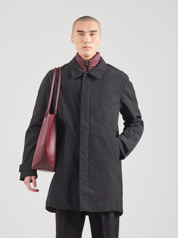 Krakatau Kevad-sügismantel 'BLERIOT' burgundia / must