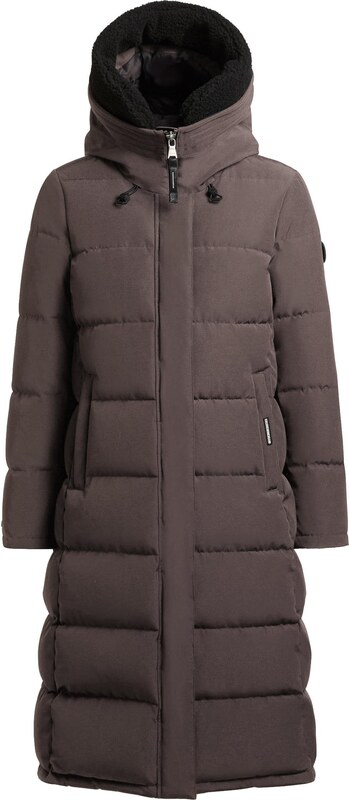 khujo Talvemantel 'Daras' tumehall / must