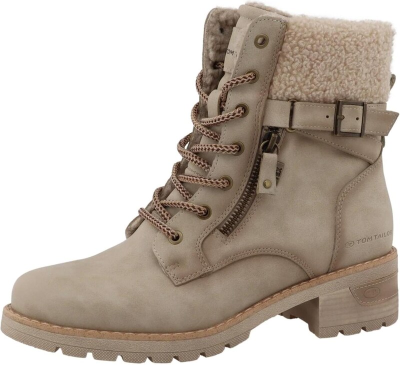 TOM TAILOR Paeltega poolsaabas pruunikashall