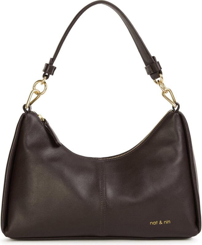 Nat&Nin Käekott 'REJINA' pruun / kuld