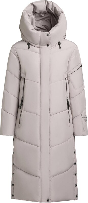 khujo Talvemantel 'Pulset matt' hall / helehall