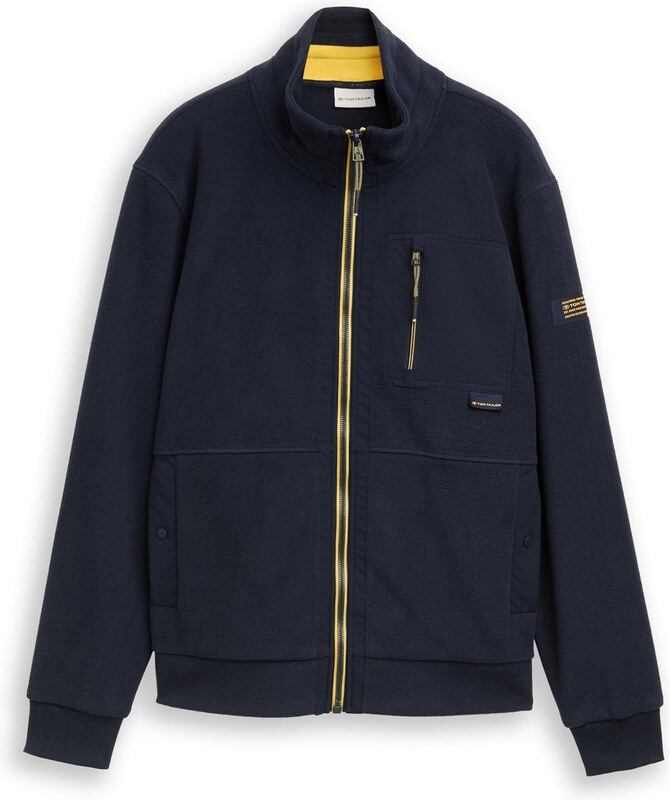 TOM TAILOR Fliisjakk tumesinine