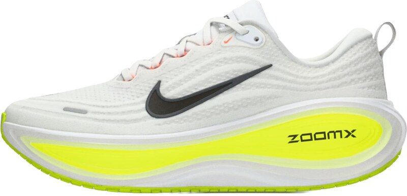 NIKE Jooksujalats 'Vomero Plus' neoonroheline / must / valge