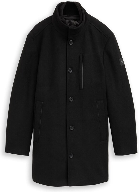 TOM TAILOR Kevad-sügismantel must