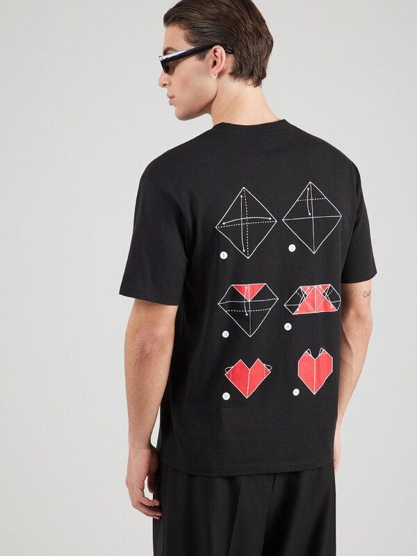 HUGO Särk 'Dalentin' punane / must