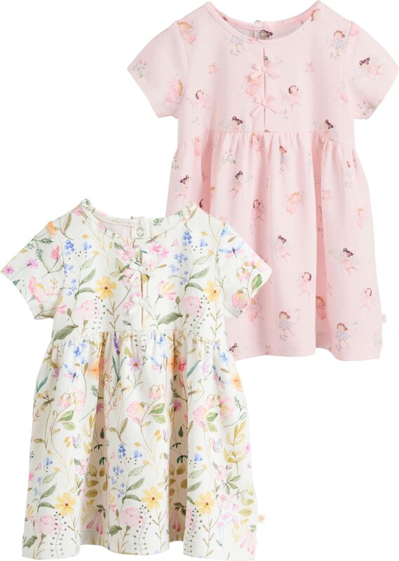 Next Kleit kollane / roheline / roosa / valge