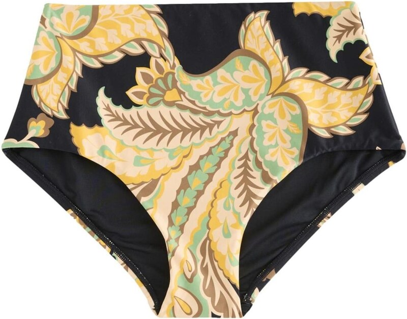 Next Bikiinipüksid brokaat / kollane / mündiroheline / must