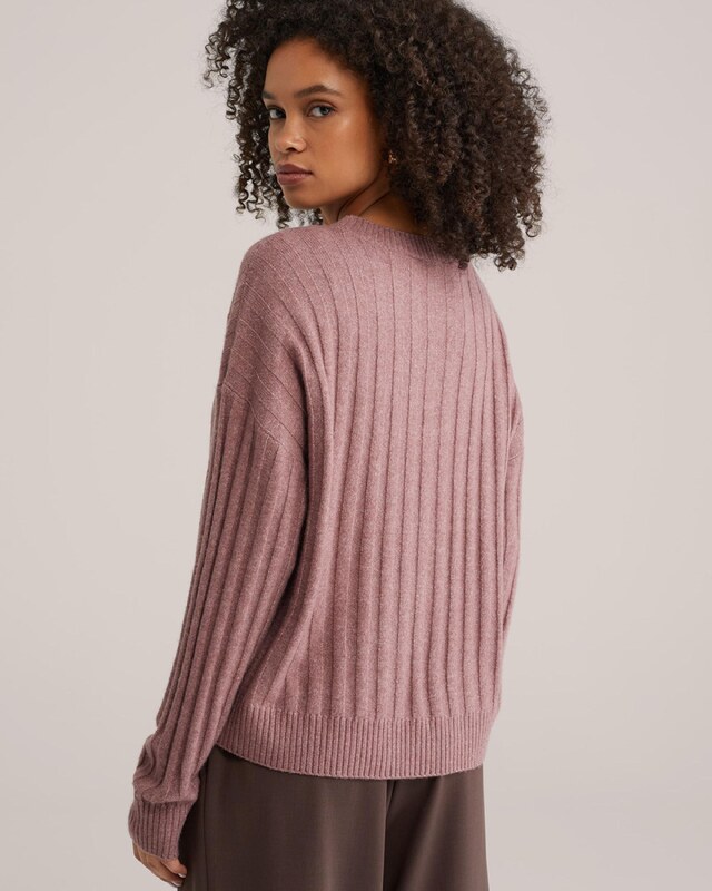 WE Fashion Kampsun kahvatulilla